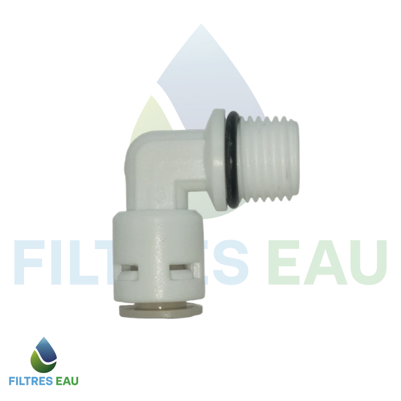 Raccord Droit Fileté pour Filtre à eau 1/4" – Connecteur Mâle pour Osmoseur