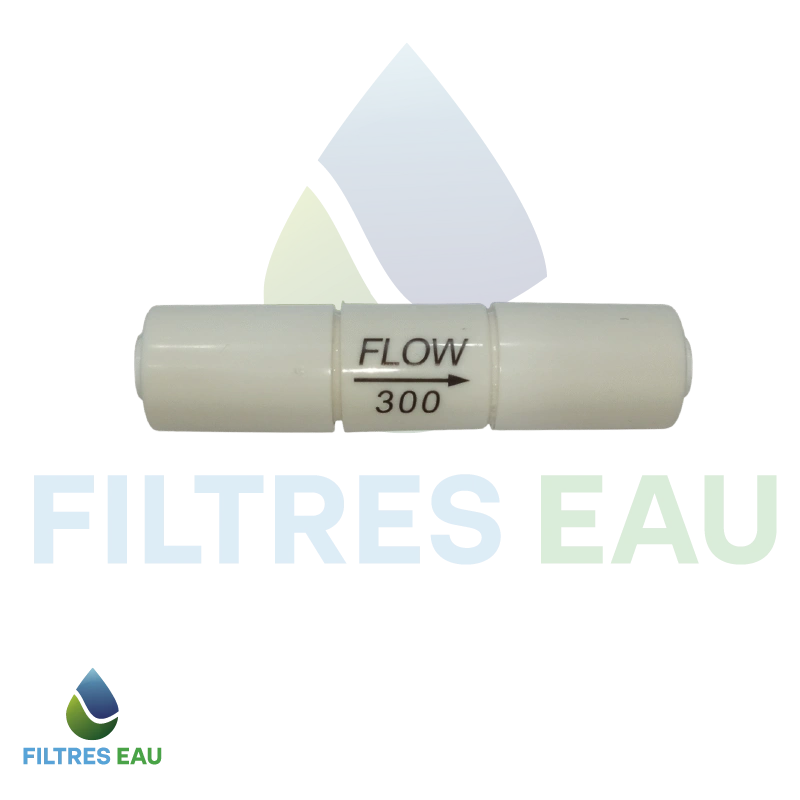 Restricteur de débit FLOW 300 pour Filtre à eau – Régulateur de Rinçage Membrane
